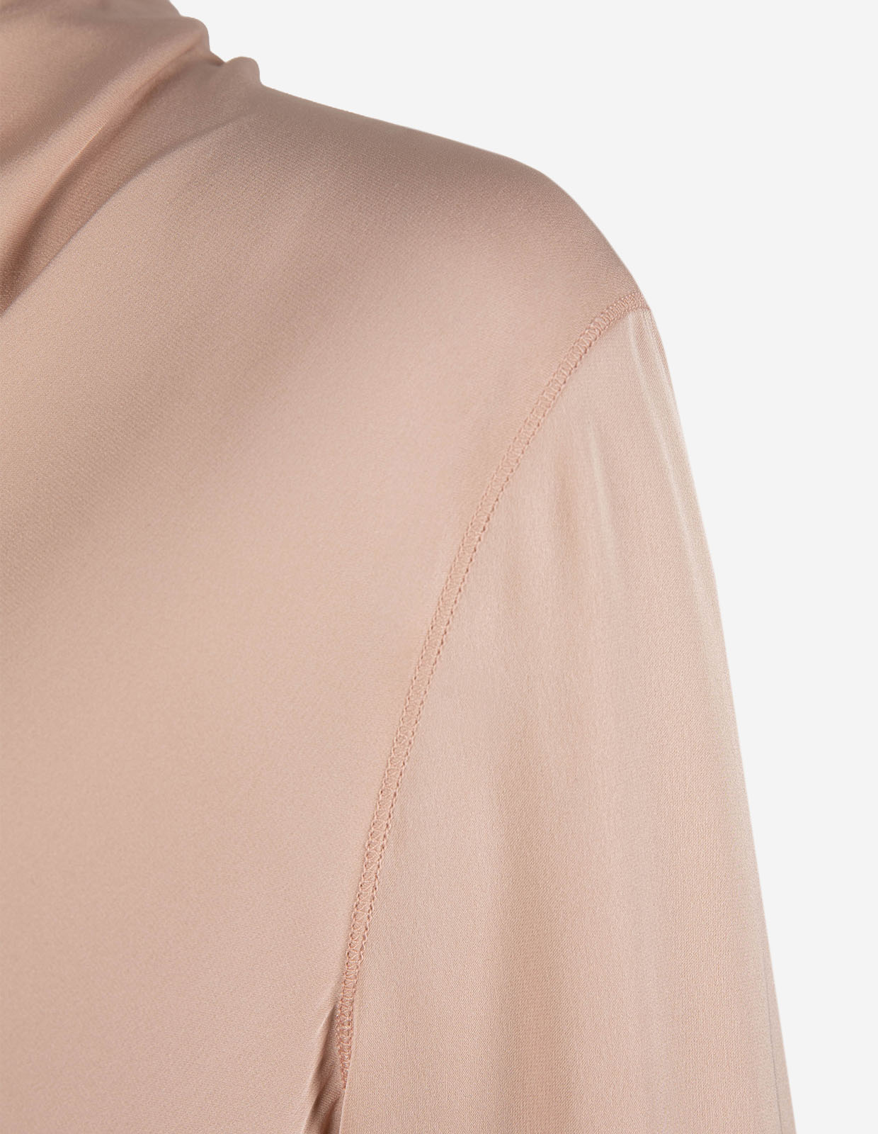 Ayumi Blus Siden Puderrosa