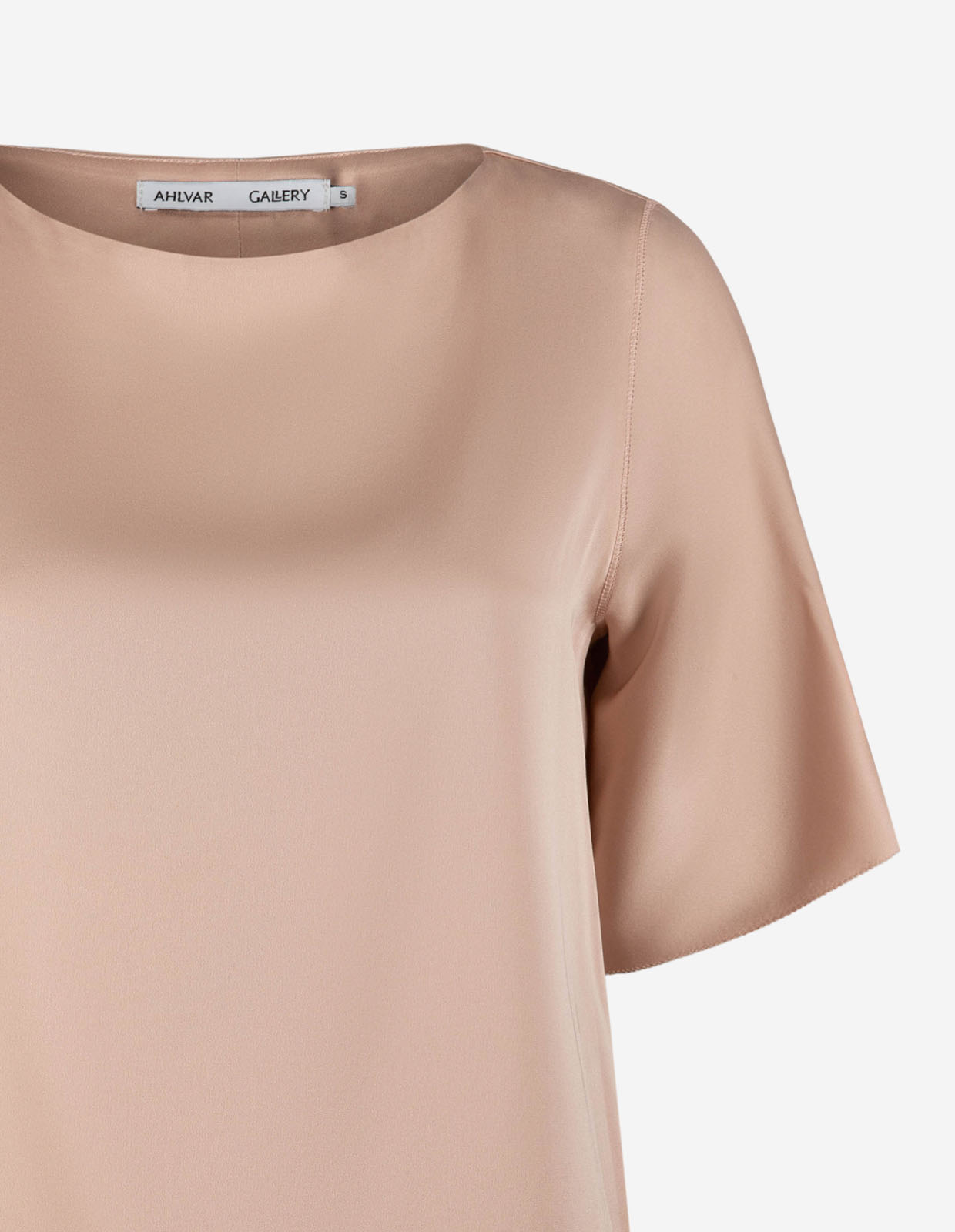 Yoli Blus Siden Puderrosa