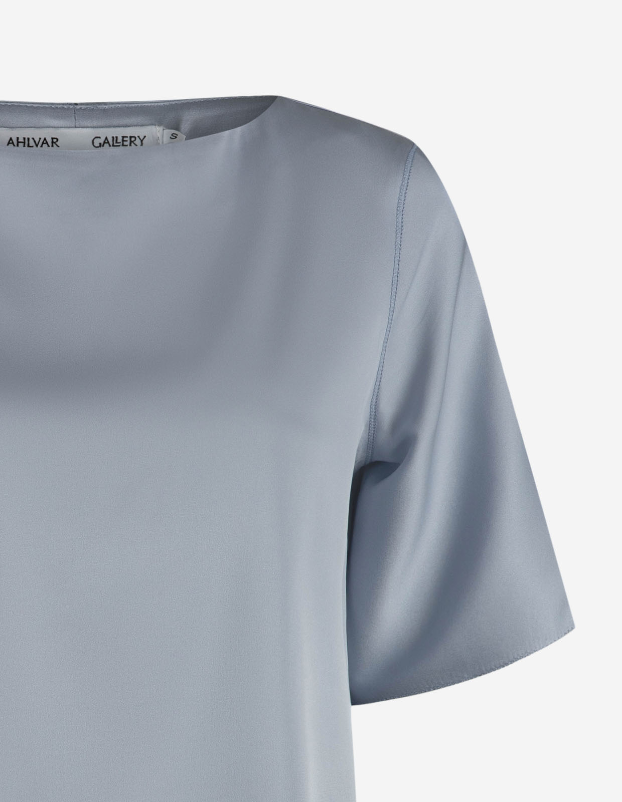 Yoli Blus Siden Ljusblå