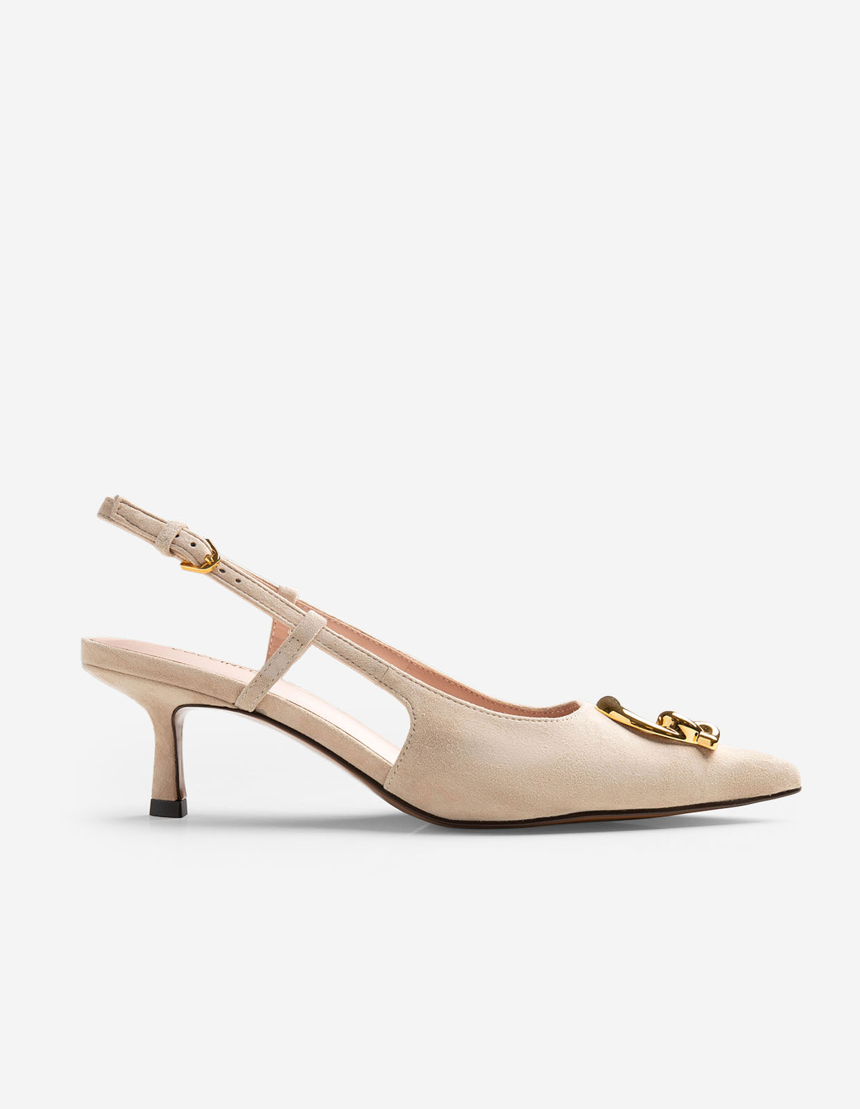 C-Me Slingback Mocka Ljusbeige