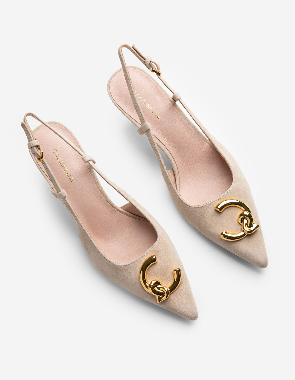 C-Me Slingback Mocka Ljusbeige