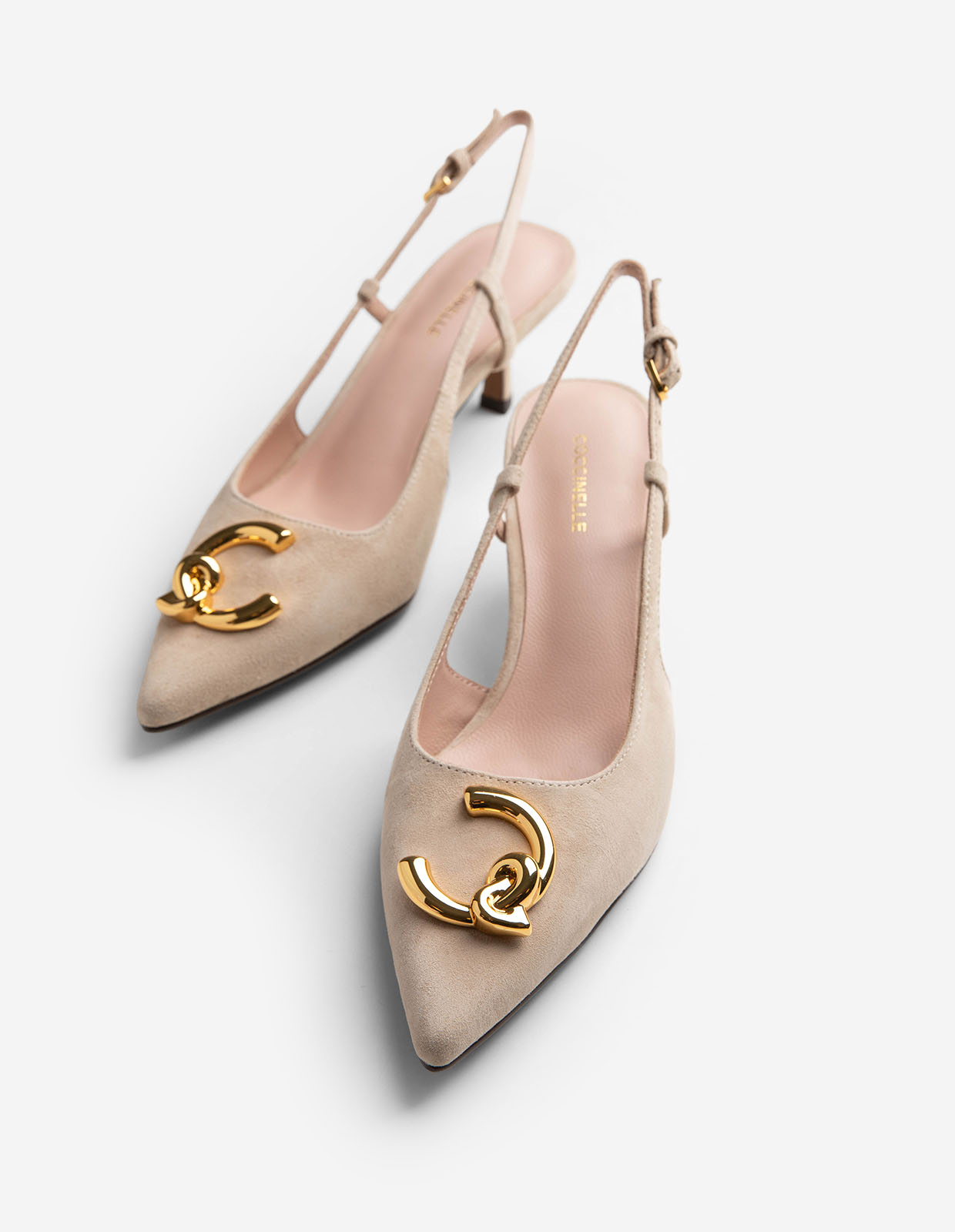 C-Me Slingback Mocka Ljusbeige