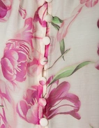 Minoa Blus Vit/Rosa Blommig