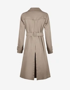 Lungo Trenchcoat Mörkbeige