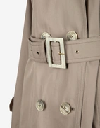 Lungo Trenchcoat Mörkbeige