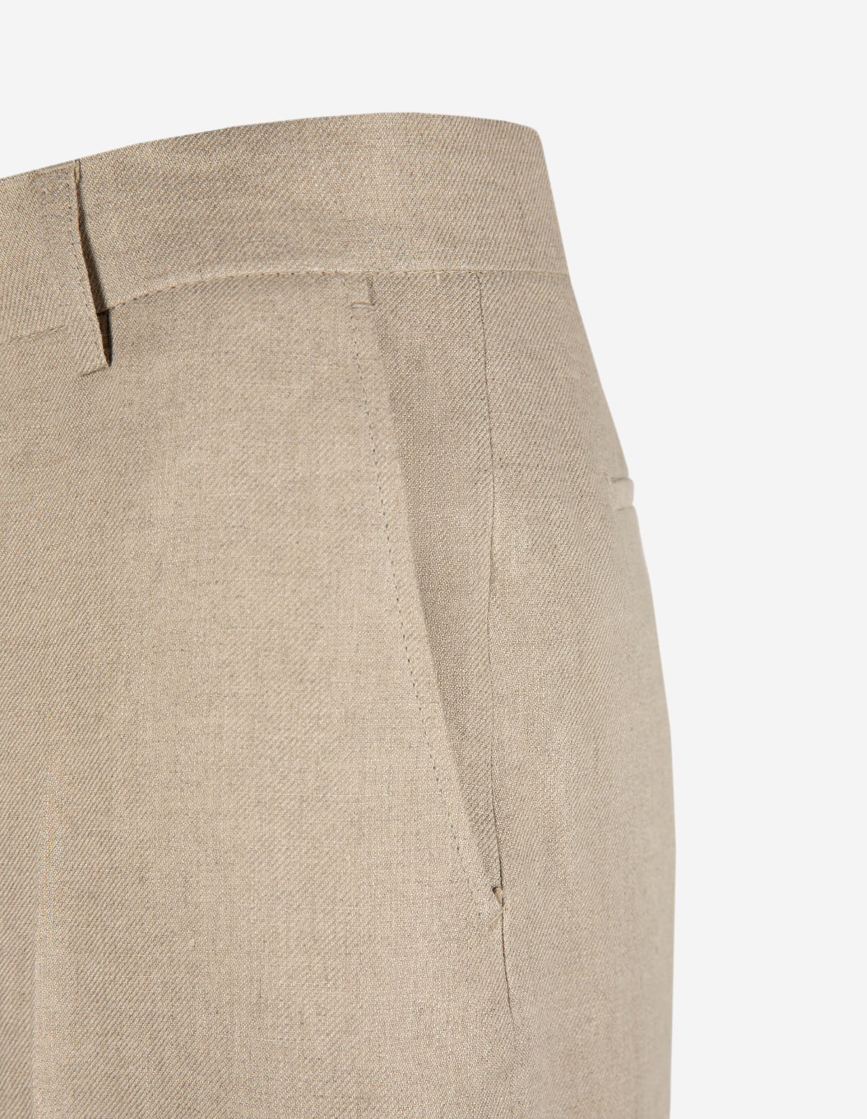 Lorenza Byxa Linne Beige