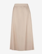 Poplin Kjol Ljusbeige
