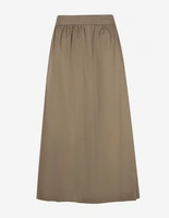 Poplin Kjol Olivgrön