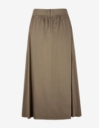 Poplin Kjol Olivgrön