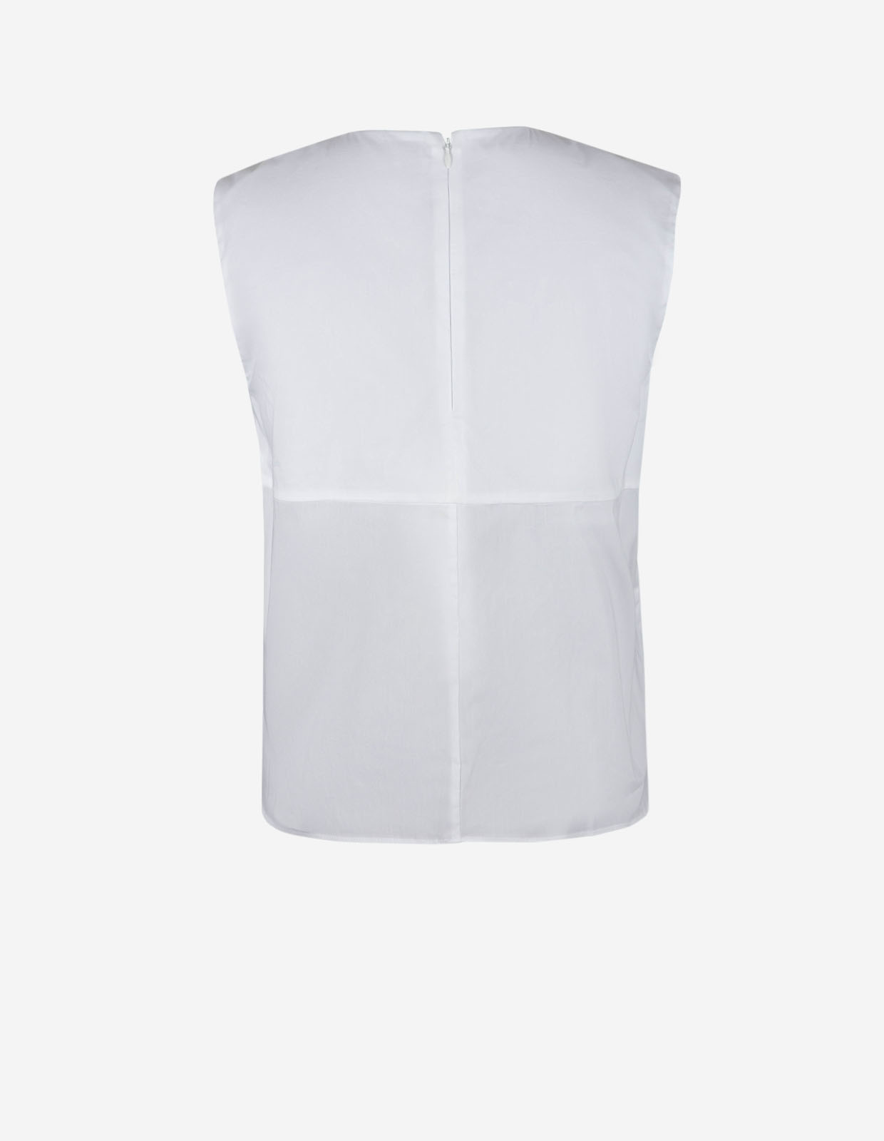Ärmlös Top Vit