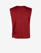 Ärmlös Top Mörkröd