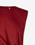 Ärmlös Top Mörkröd