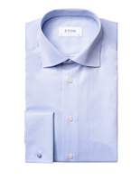 Contemporary Fit Extra Long Sleeve Signature Twill Shirt Lj.Blå