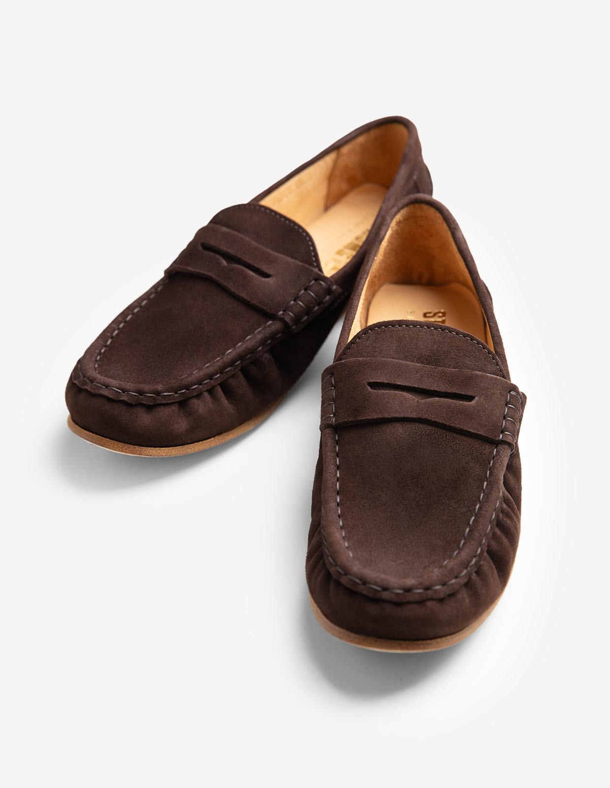 Loafers Mocka Mörkbrun
