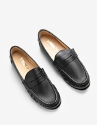Loafers Skinn Svart