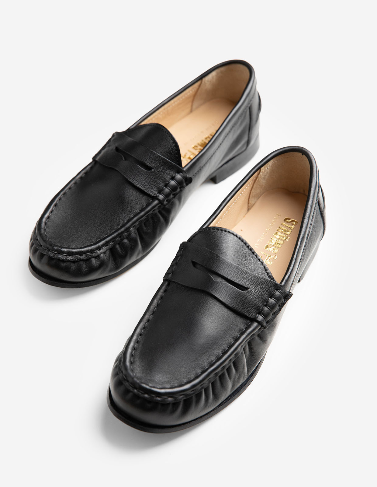 Loafers Skinn Svart