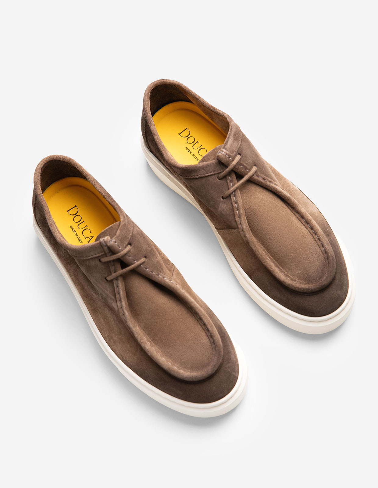 Lace-up Skor Mocka Brun