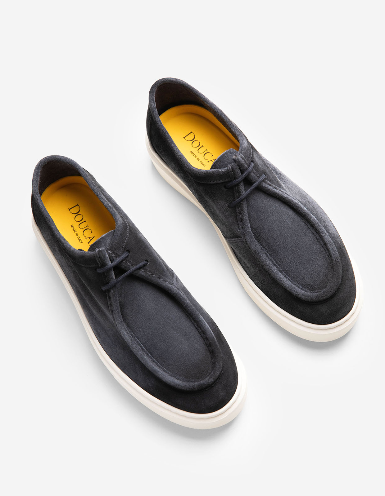 Lace-up Skor Mocka Mörkblå