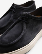 Lace-up Skor Mocka Mörkblå
