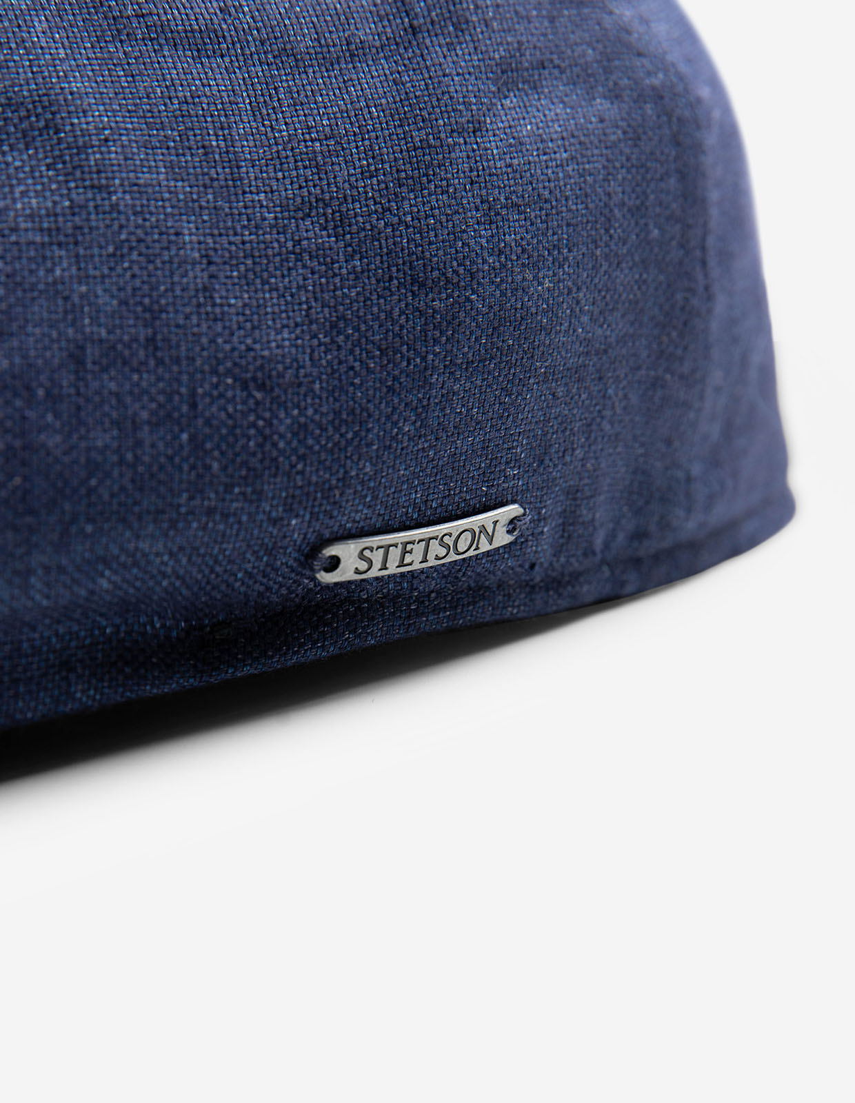 Texas Linen Flat Cap Mörkblå