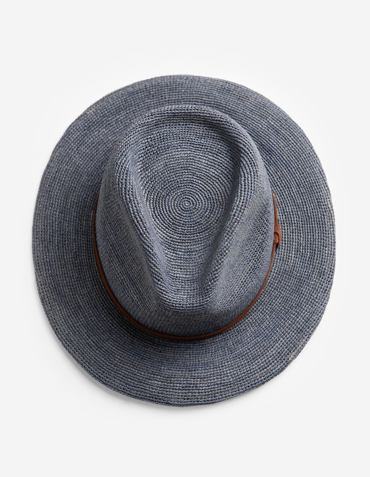 Traveller Raffia Crochet Denimblå