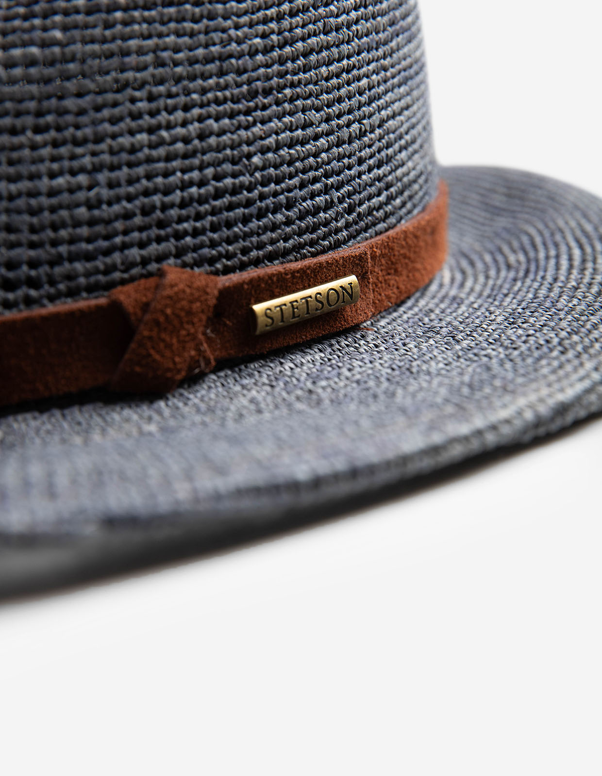 Traveller Raffia Crochet Denimblå