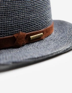 Traveller Raffia Crochet Denimblå