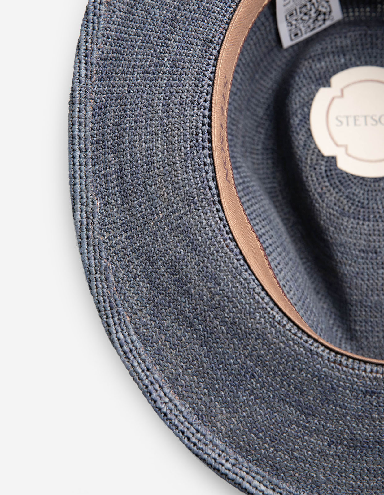Traveller Raffia Crochet Denimblå
