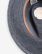 Traveller Raffia Crochet Denimblå