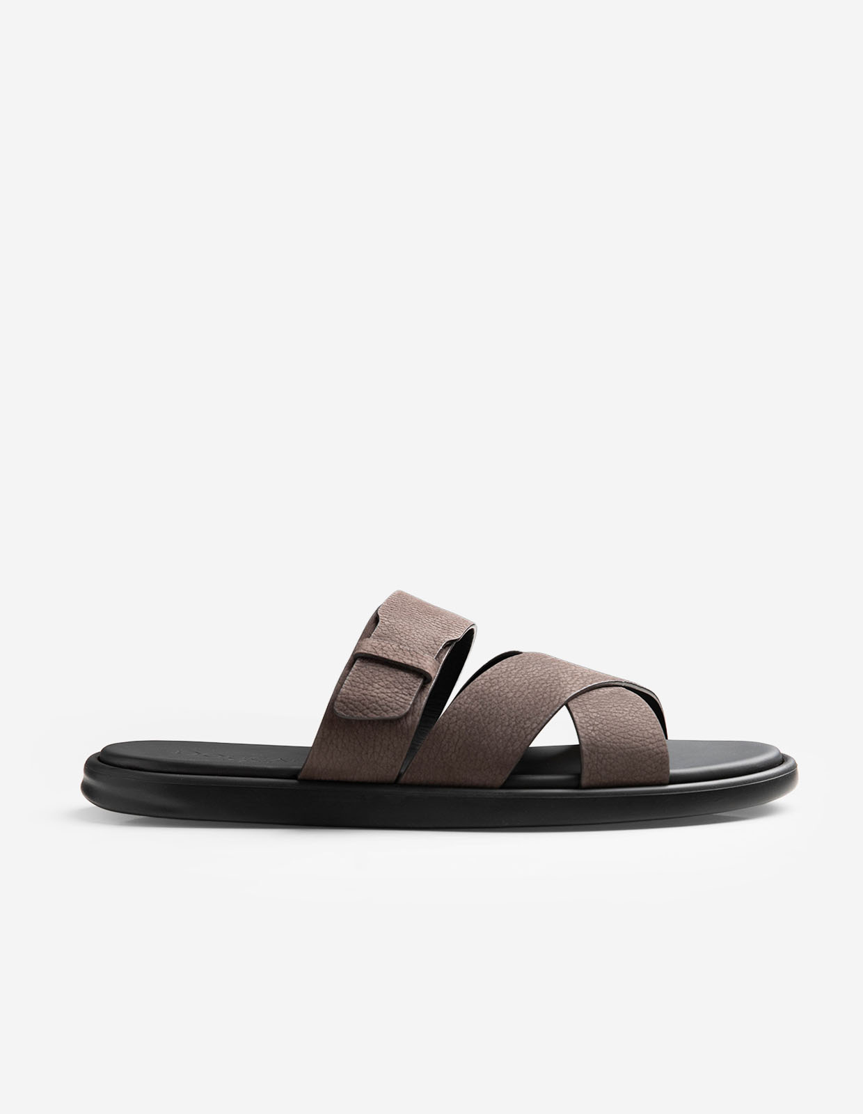 Sandal Nubuck Gråbrun