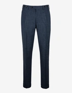 Retro Theca 2P Byxa Ull Siden Loro Piana Blå