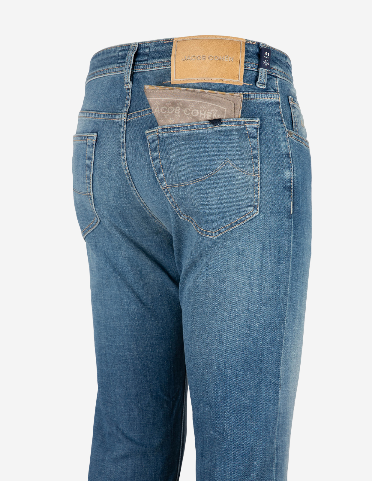 Bard Denim Stretch Stentvätt Blå