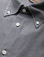 Slim Fit Skjorta Denim Grå