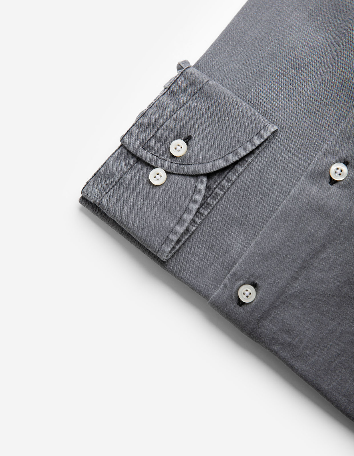 Slim Fit Skjorta Denim Grå
