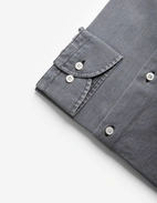 Slim Fit Skjorta Denim Grå