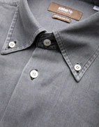 Regular Fit Skjorta Denim Grå