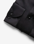 1899 Slim Skjorta Bomull Siden Svart