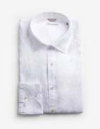 Slimline Skjorta Linne Vit