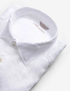 Slimline Skjorta Linne Vit