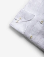 Slimline Skjorta Linne Vit