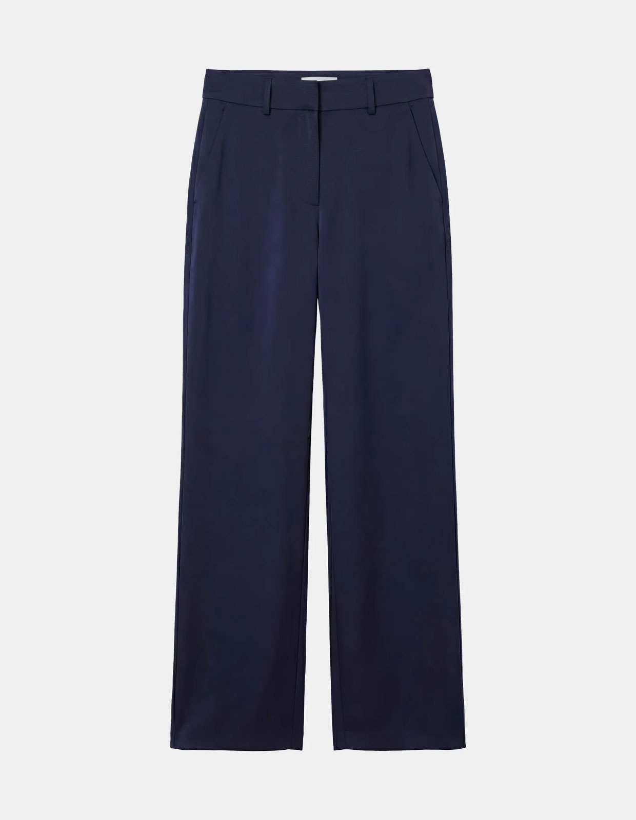 Ingrid Byxa Satin Mörkblå 42