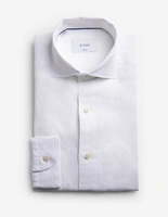 Casual Fit Skjorta Linne Vit