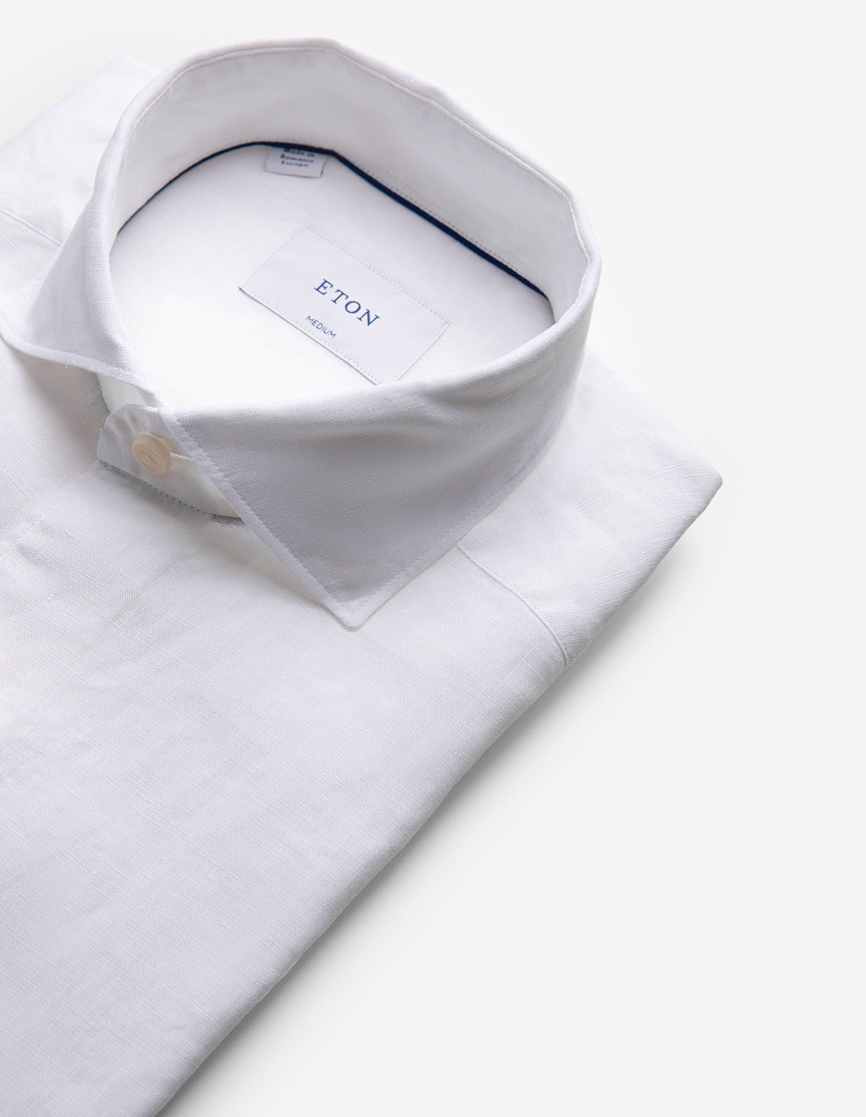 Casual Fit Skjorta Linne Vit