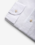 Casual Fit Skjorta Linne Vit