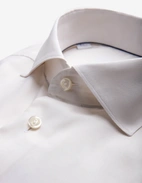 Slim Fit Skjorta Oxford Benvit