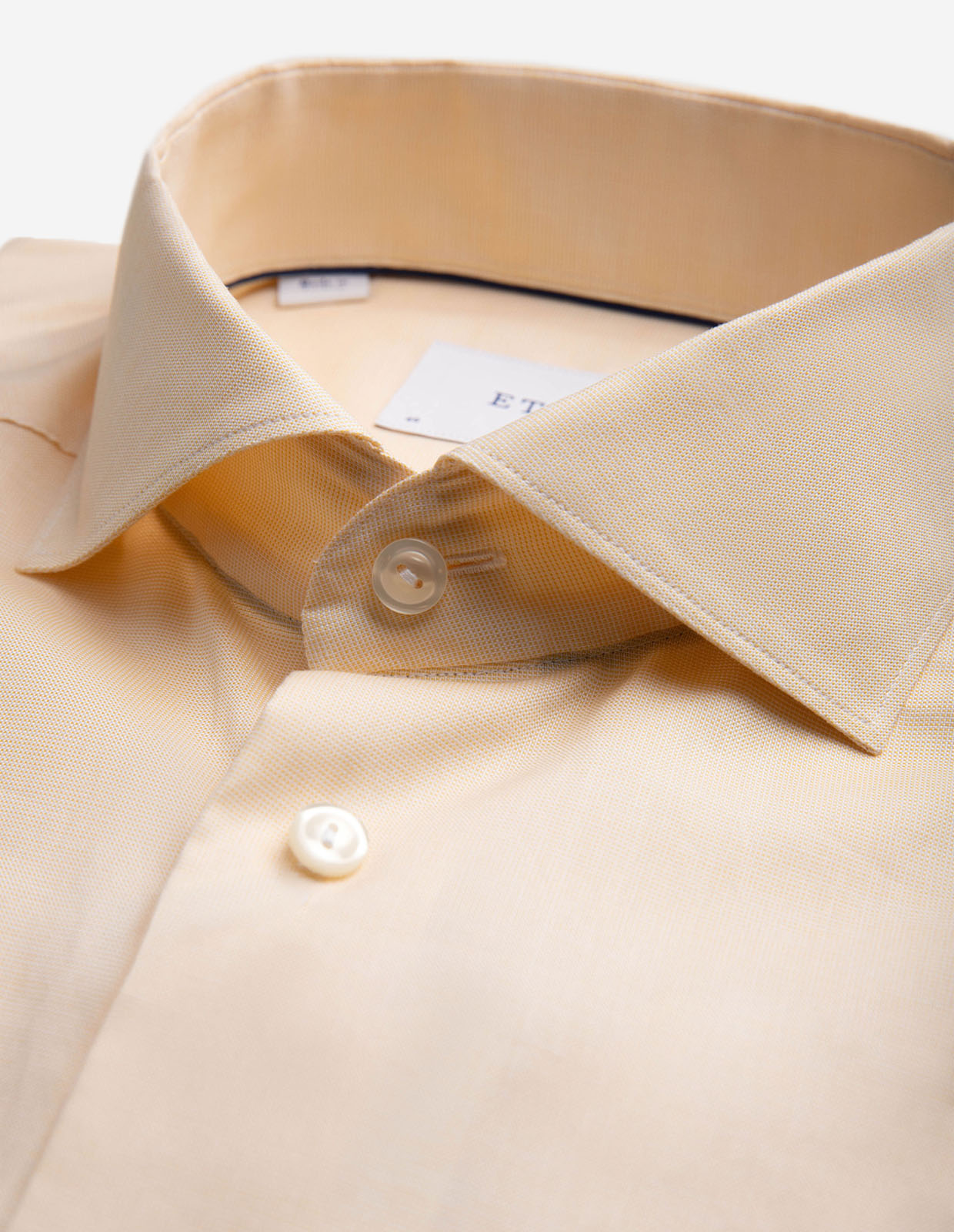 Slim Fit Skjorta Oxford Ljusgul