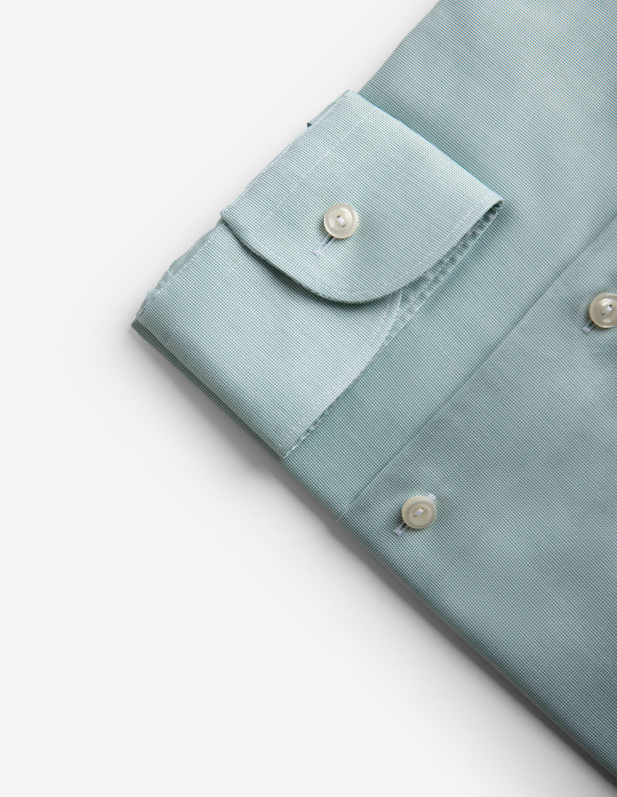 Slim Fit Skjorta Oxford Ljusgrön