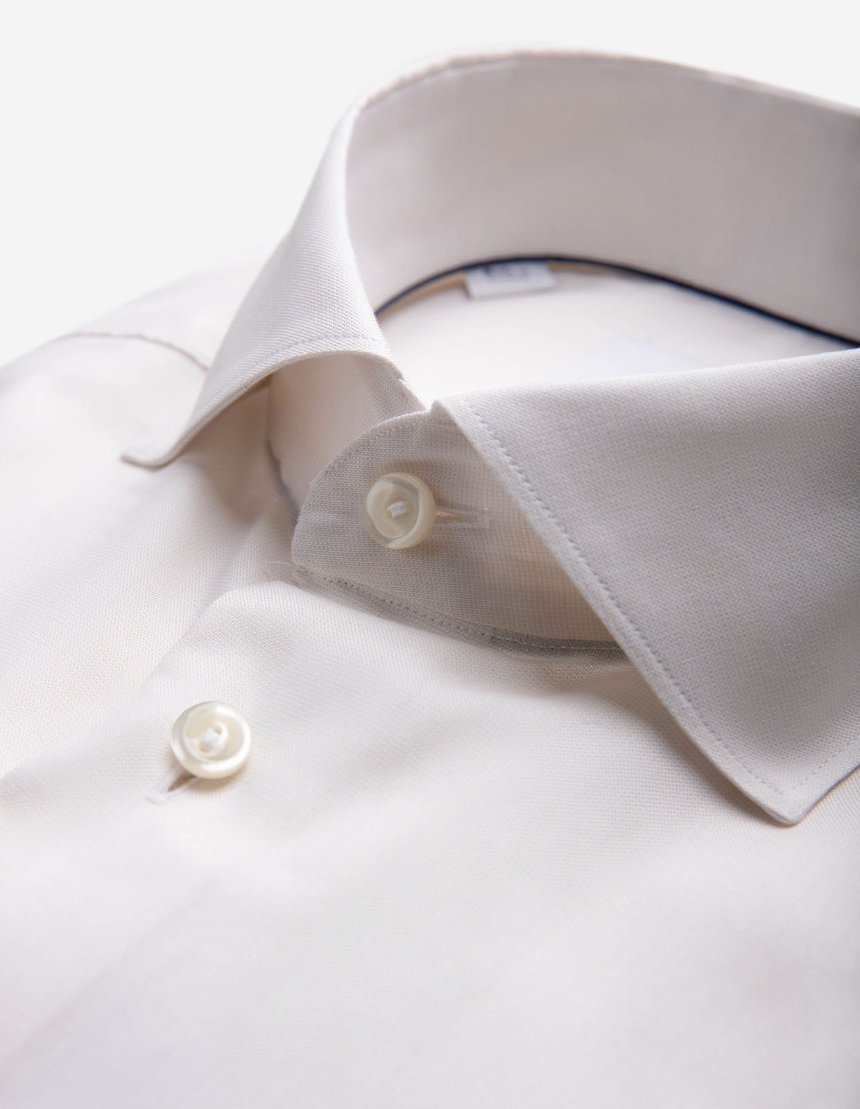 Contemporary Fit Skjorta Oxford Benvit