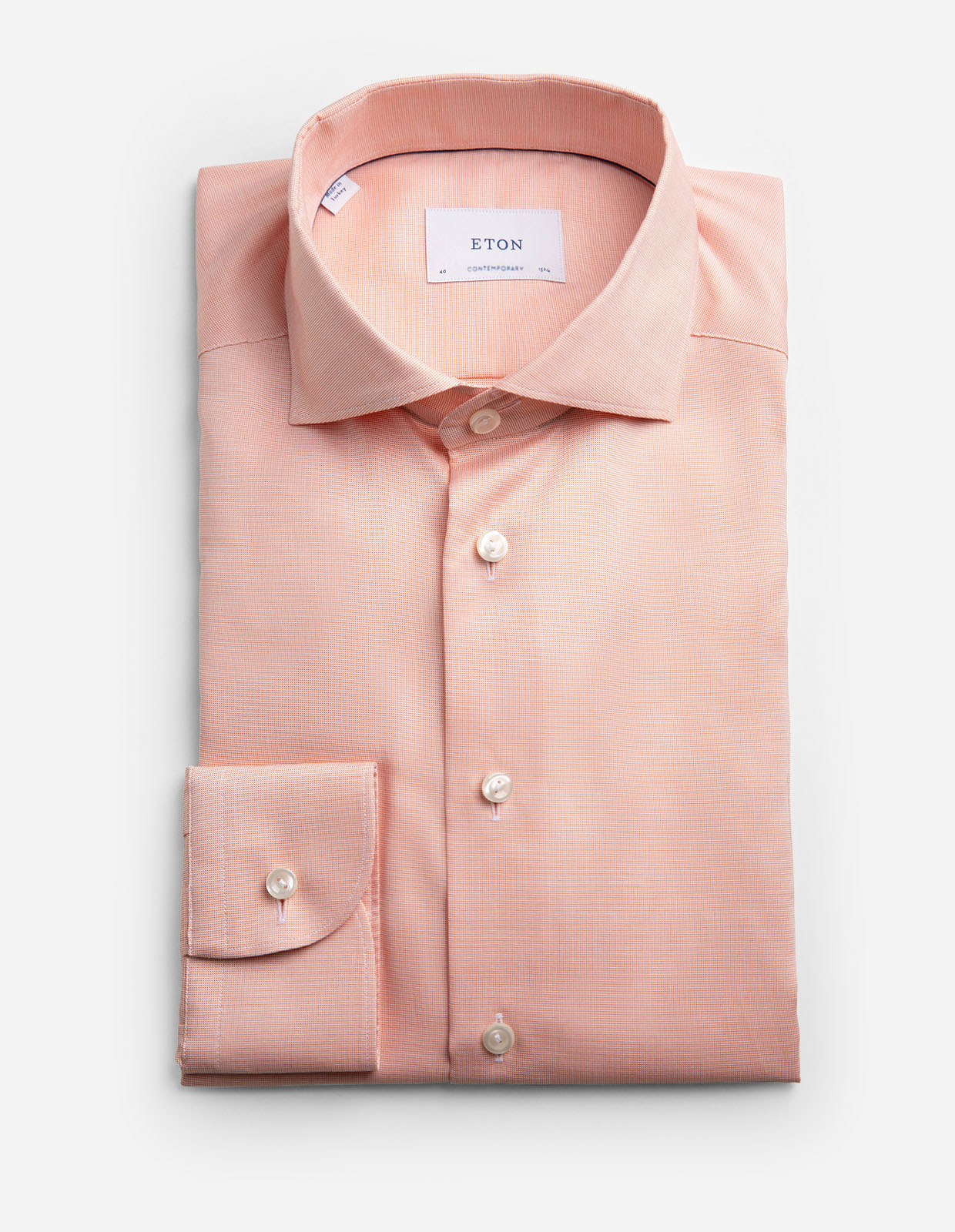 Contemporary Fit Skjorta Oxford Ljusorange