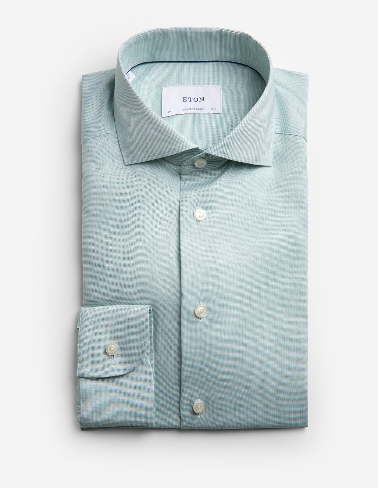 Contemporary Fit Skjorta Oxford Ljusgrön